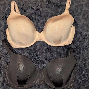 Victoria's Secret Pink and Black Full Coverage Bras